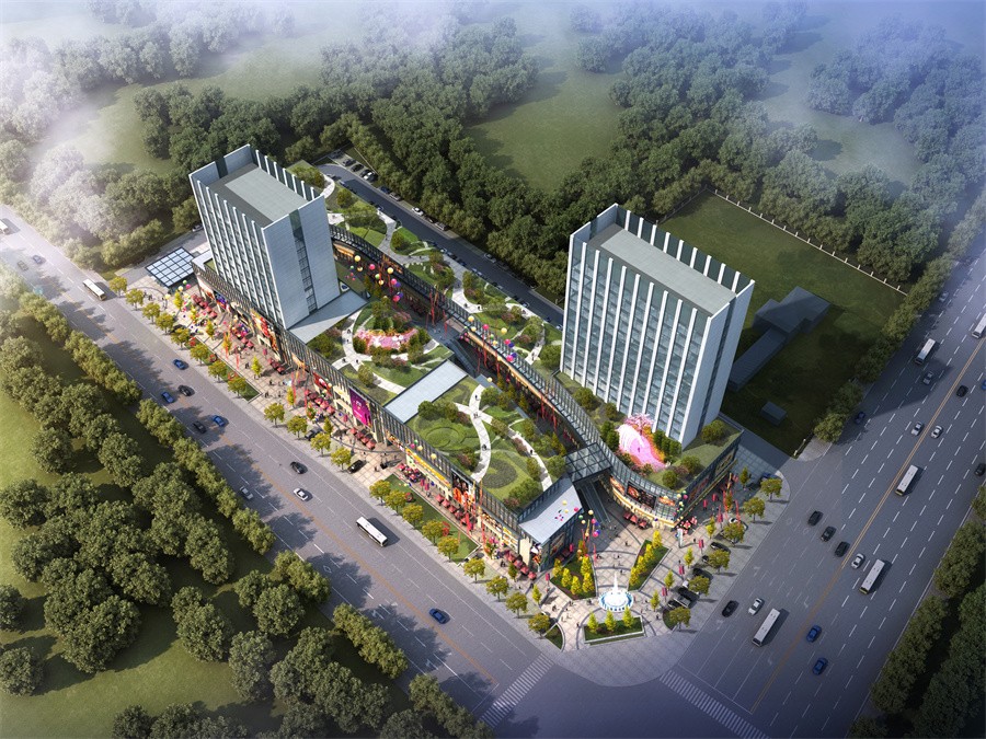 亳州市亳州海港城·天幕街效果图_样板间_实景图_vr全景图- 亳房网
